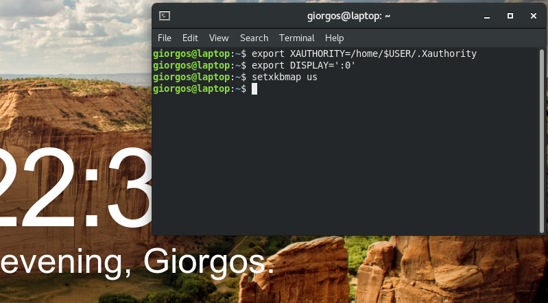 Gnome Screensaver Language Switch simple workaround