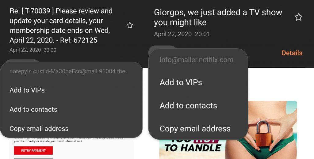 Is Netflix's mailserver being monitored?